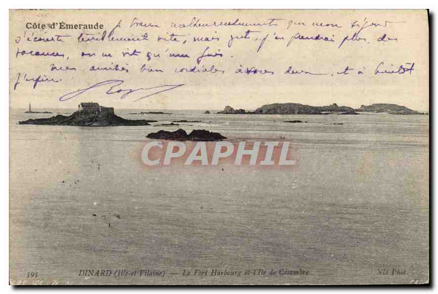 CPA Cote d'Emeraude Dinard (Hte et Vilaine) Le Ford Harbourg