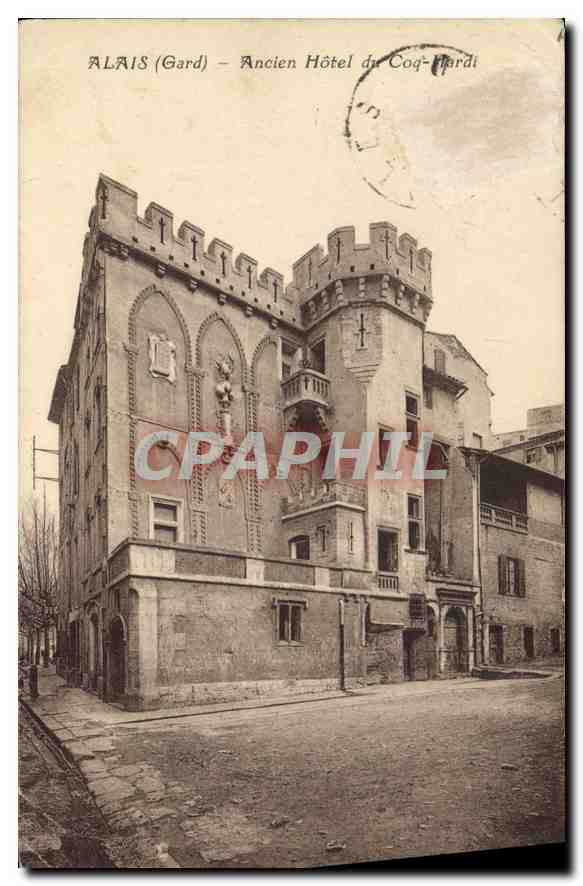 CPA Alais (Gard) Ancien Hotel du Coq Hardi