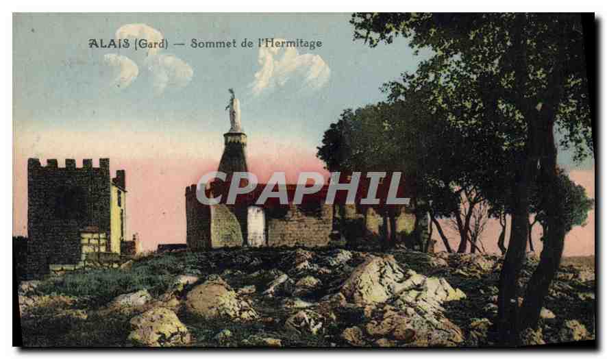 CPA Alais (Gard) Sommet de l'Hermitage