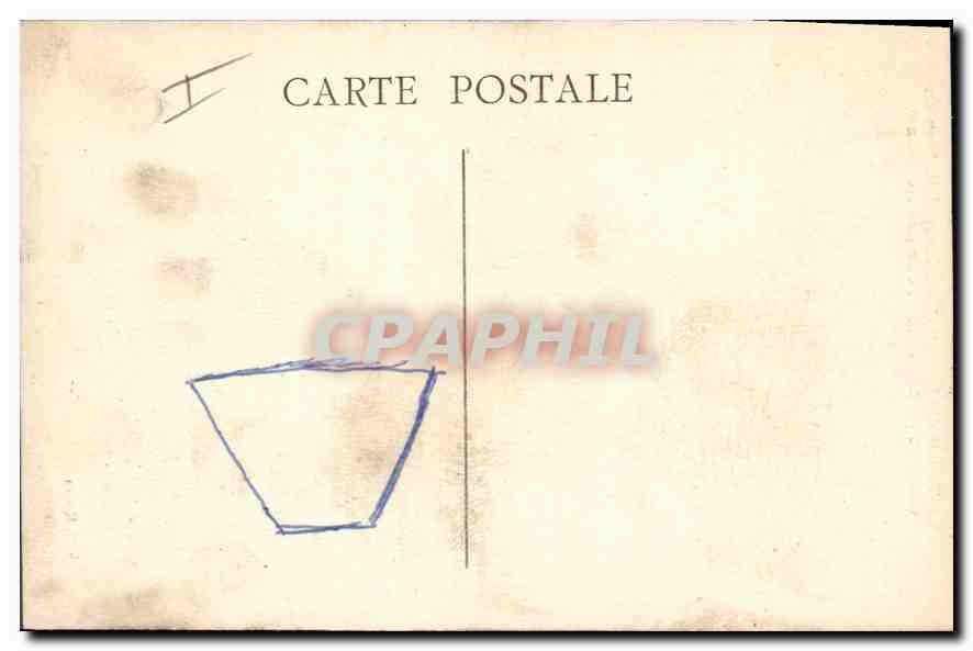 La TOUR d'AIGUES (Vaucluse) — Ruines du Château de La Tour (Tour des Romains) — Verso