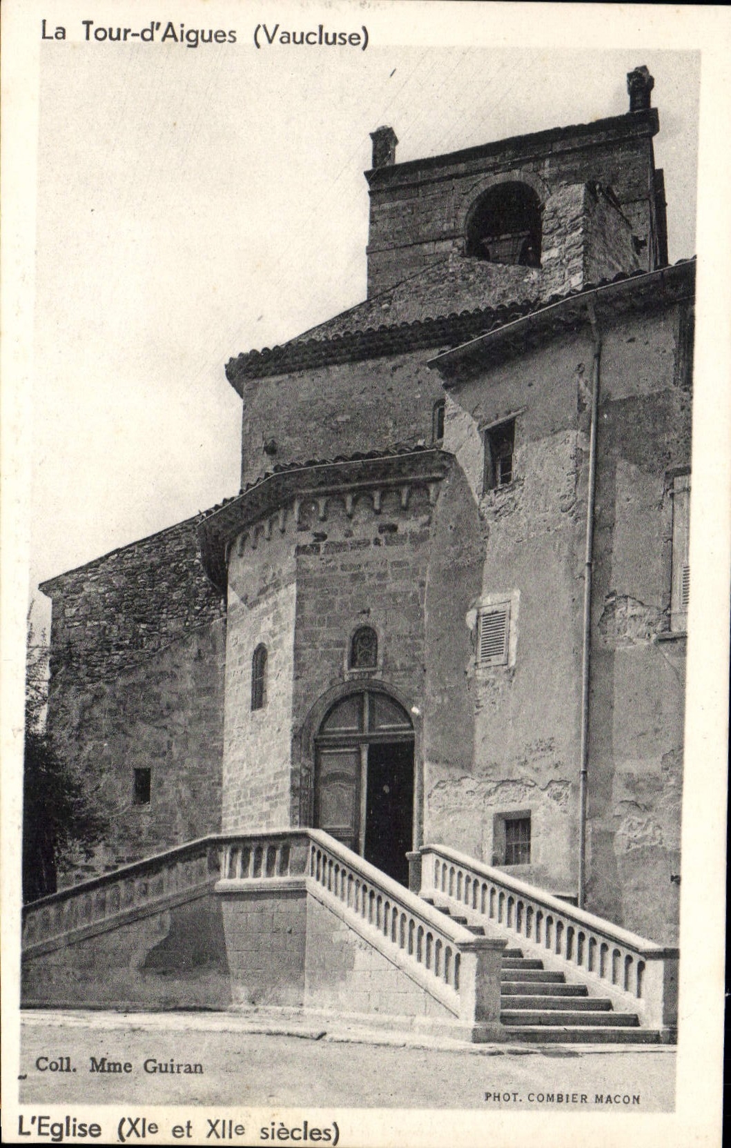 La Tour-d'Aigues (Vaucluse) — L'Église (XIIe et XIIIe siècles) — Coll. Mme Guiran, Phot. Combier Macon