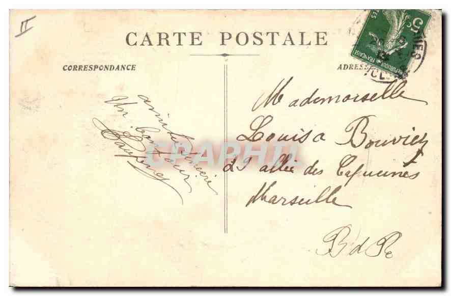 La Tour d'Aigues — Façade principale du Château Renaissance — Éditeur : La Tour d'Aigues, n° 16 — Verso