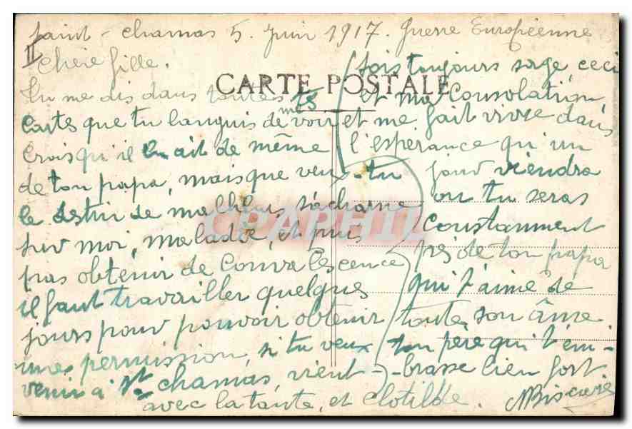 La TOUR D'AIGUES - Le Château (côté gauche) — Éditions Artistiques J. Brun et Cie Carpentras, n°6 — Verso