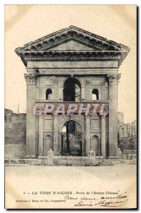 La Tour d'Aigues - Porte de l'Ancien Château — Éditions J. Brunn et Cie, Carpentras, n°3