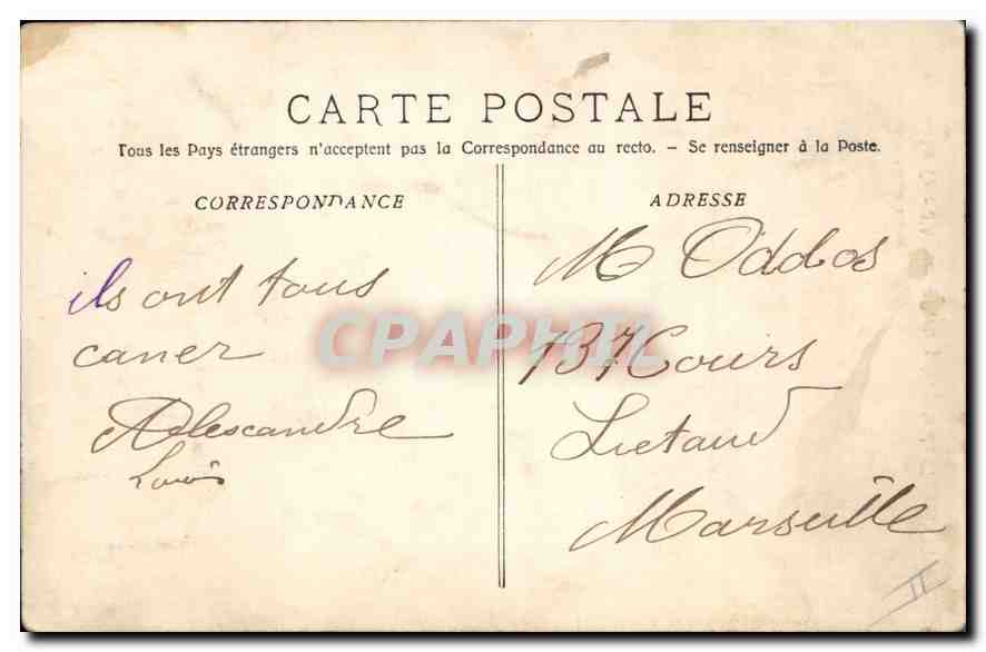 La Tour d'Aigues — Porte principale du Château (XIe siècle) — Phototypie E. Lacour - Marseille, n° 1582 — Verso