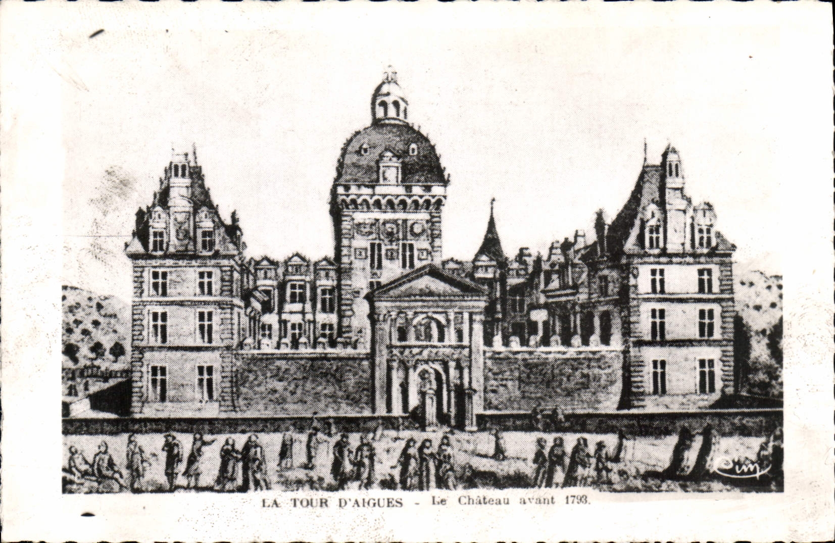 La Tour d'Aigues - Le Château avant 1793 — Comither (S.-et-L.)