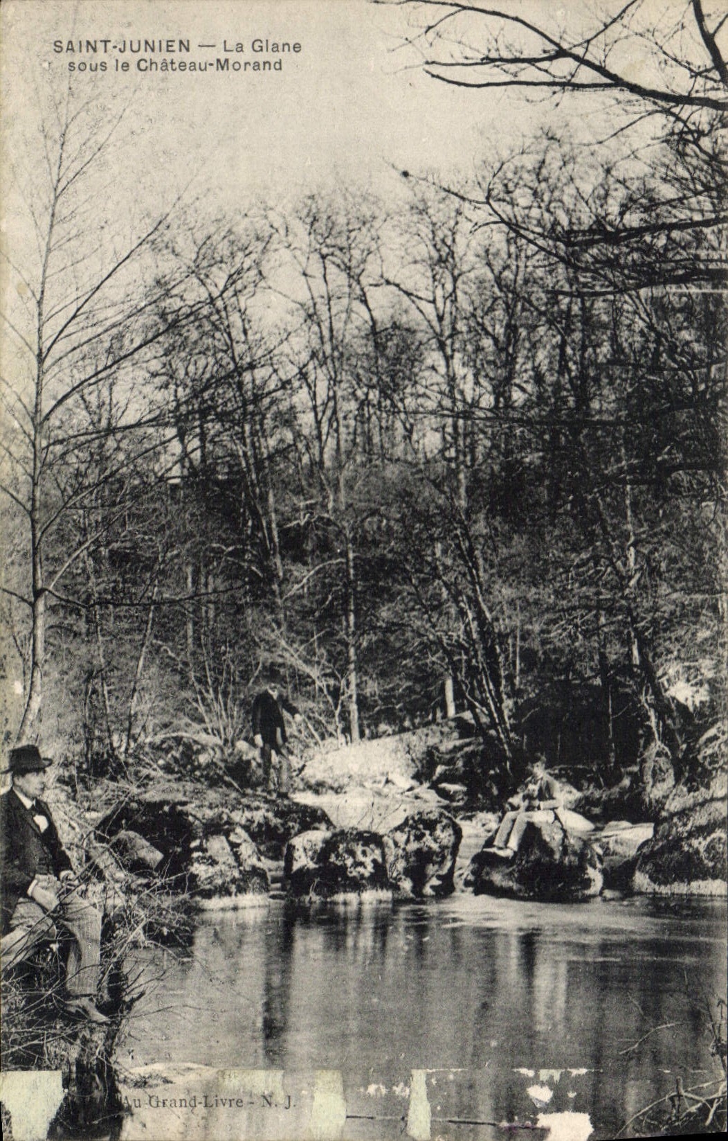 Saint-Junien — La Glane sous le Château-Morand — Au Grand-Livre - N. J.