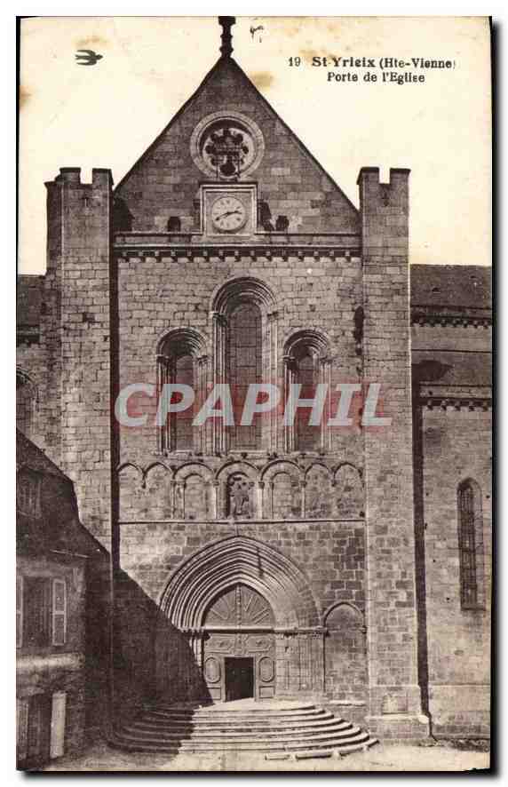 CPA St Yrieix (Hte Vienne) Porte de l'Eglise