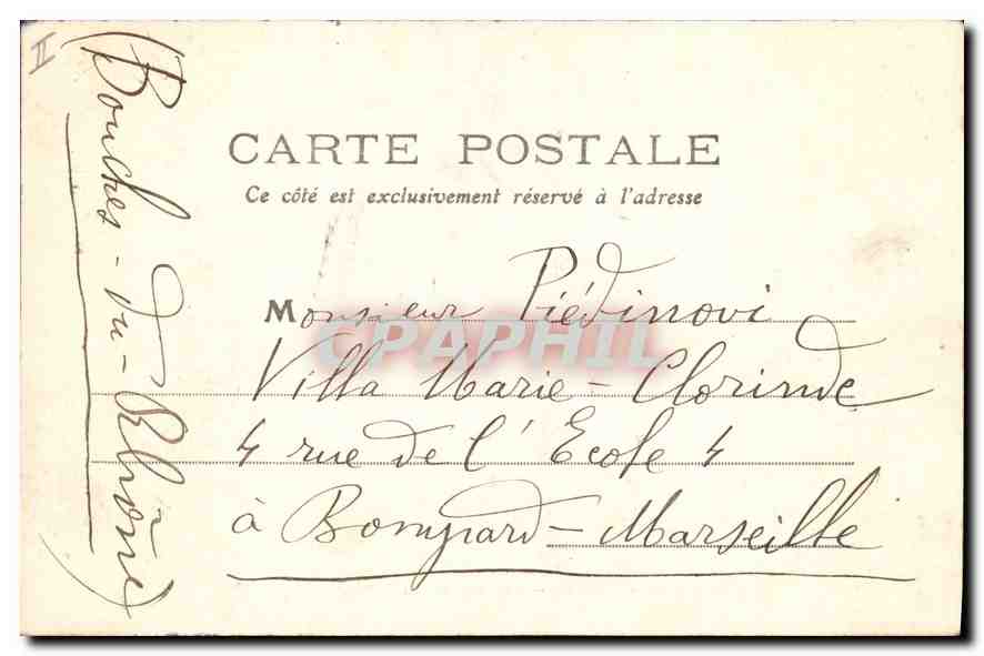 CPA Environs de Limoges Le Chateau de Bort (Facade S O) — Rückseite