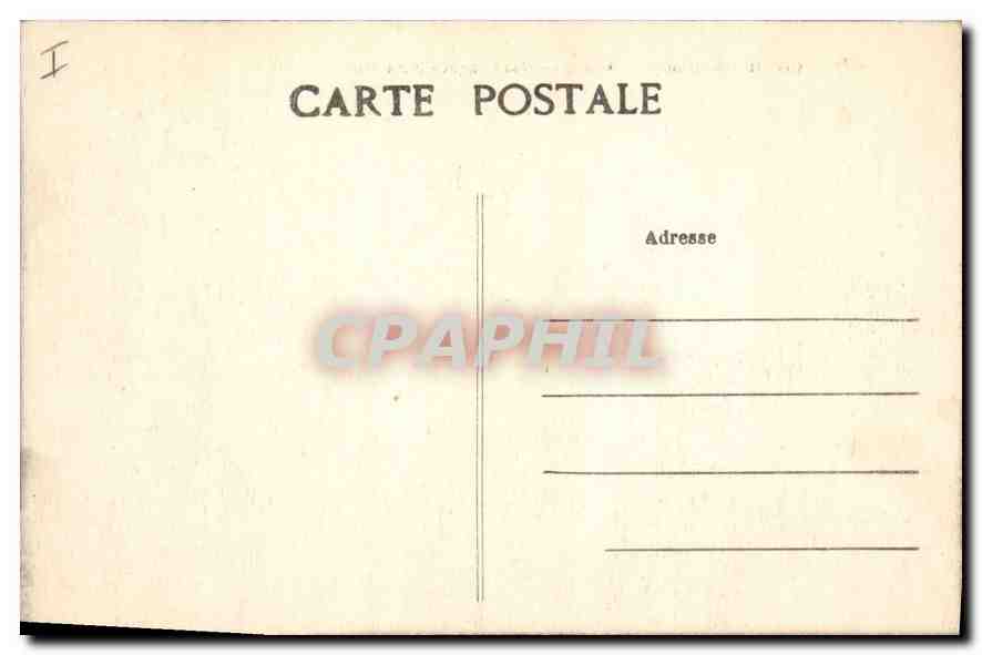 CPA (Haute Vienne) Environs de Limoges Le Chateau de Bort (Facade Nord Est) — Rückseite