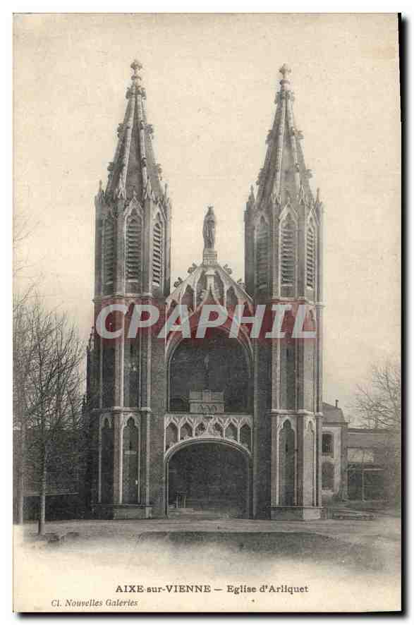 CPA Aixe sur Vienne Eglise d'Arliquet