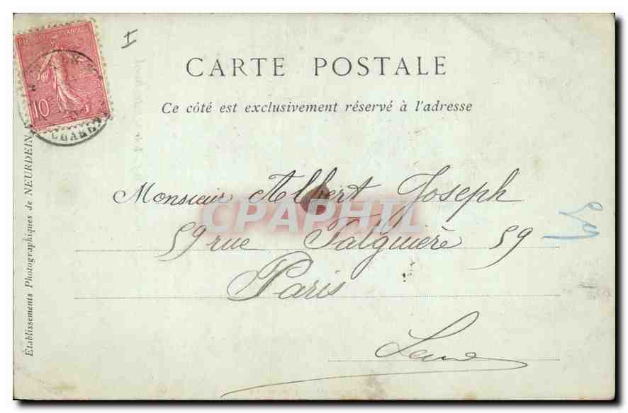 Angoulême — Le Portail de la Cathédrale Saint-Pierre — Bahraut, Libraire, Angoulême — Rückseite