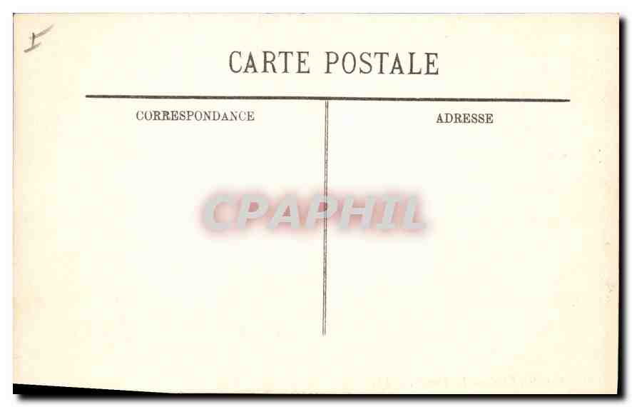 CPA Angouleme Le Theatre — Rückseite