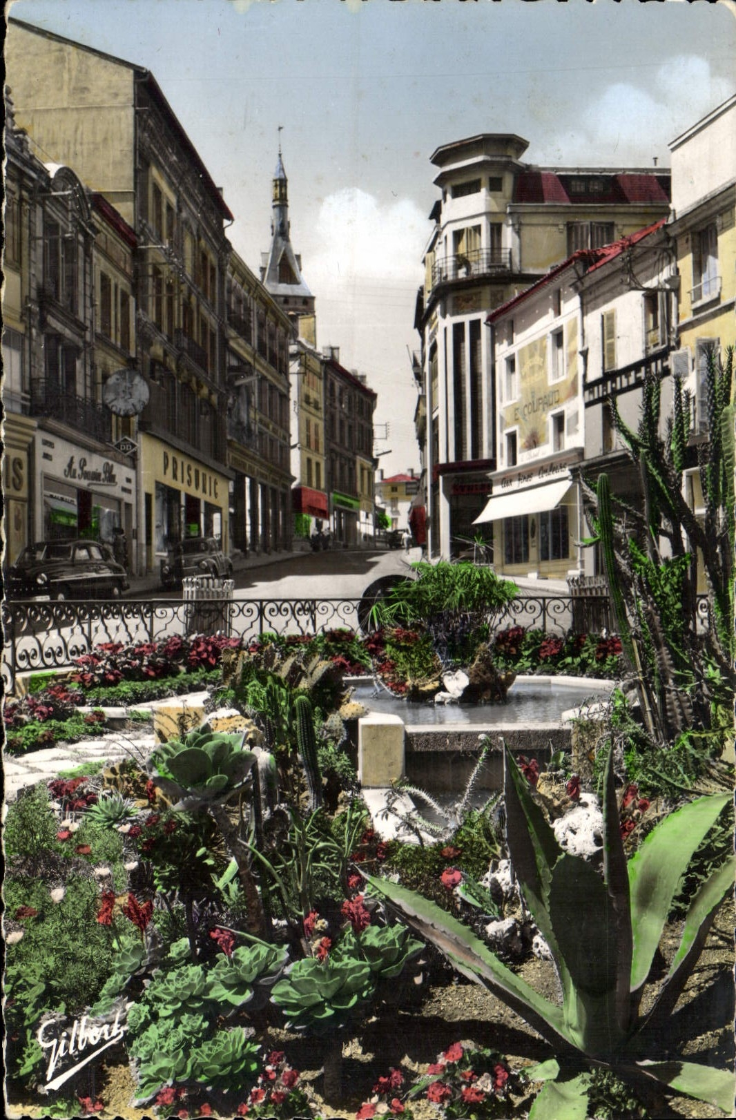 CPA Angouleme Le Jardin exotique de la Place Morengo