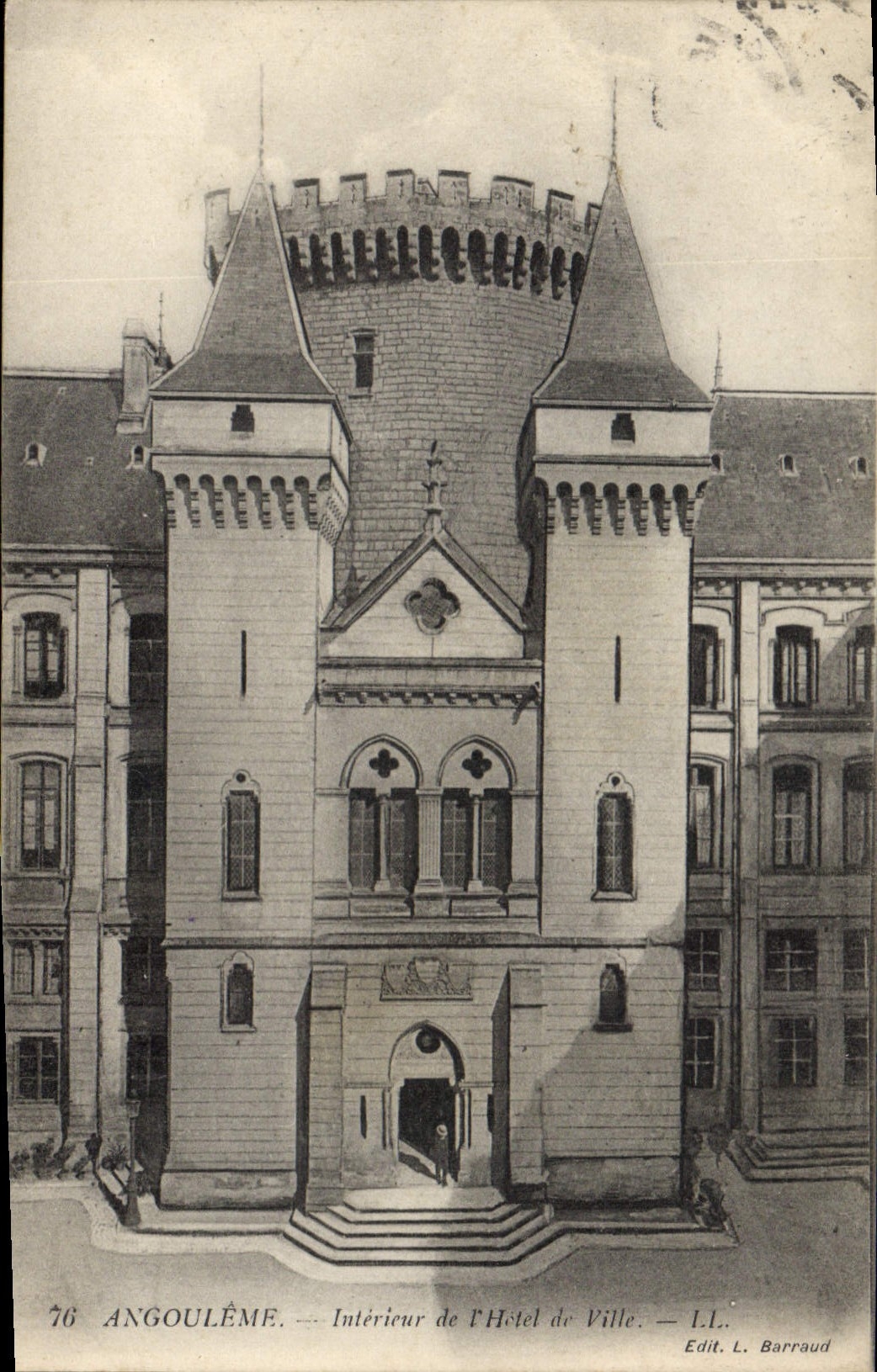 CPA Angouleme Interieur de l'Hotel de Ville