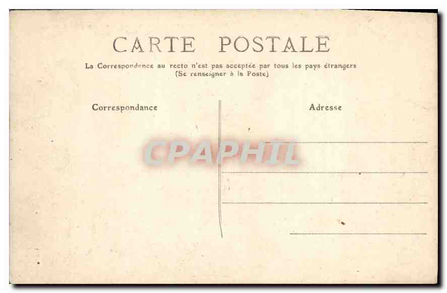CPA Haute Vienne Chalus Les Ruines du Chateau et l'Ancienne Chapelle — Back