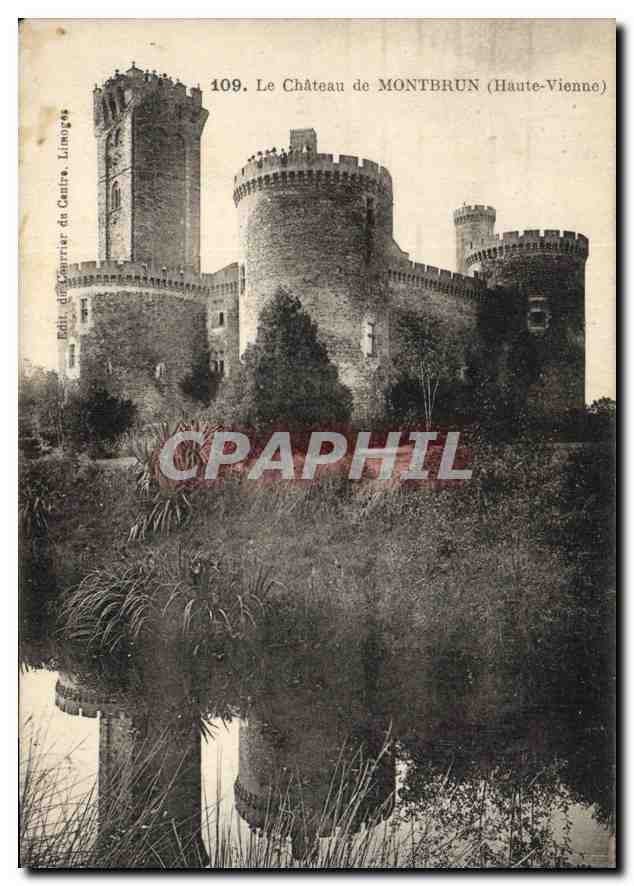 CPA Chateau de Montbrun (Haute Vienne)