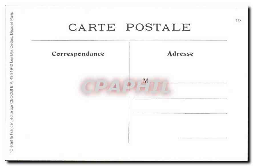 REPRO Blois Fete des Fleurs du 19 Juin 1910 — Back