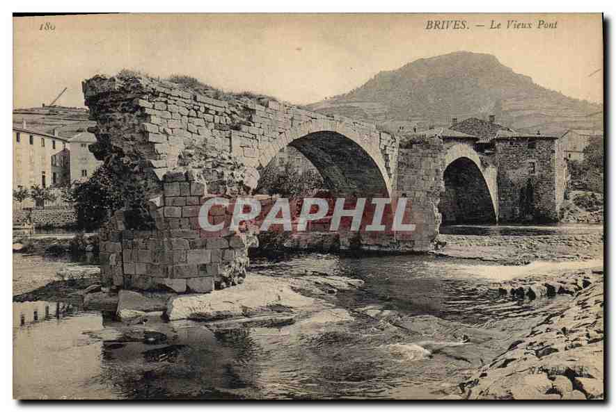 Brives — Le Vieux Pont — éditeur non identifié, n° de série 180