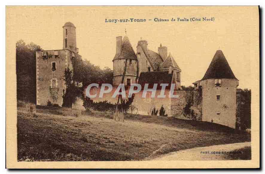Lucy-sur-Yonne — Château de Faulin (Côté Nord) — Phot. Combier - Besançon