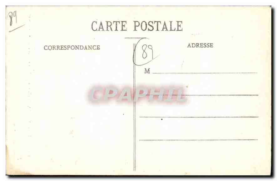 CPA Nuits sur Armancon (Yonne) Interieur de l'Eglise — Rückseite