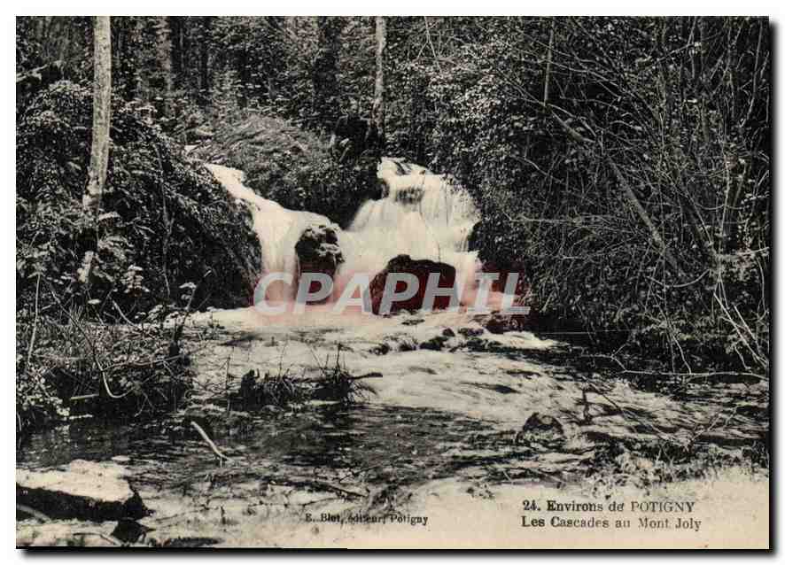 CPA Environs de Potigny Les Cascades au Mont Joly