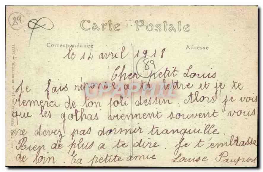 Souvenir de l'Yonne — Carte postale illustrée avec vignes et vues de Sens, Joigny, Auxerre, etc. — Verso