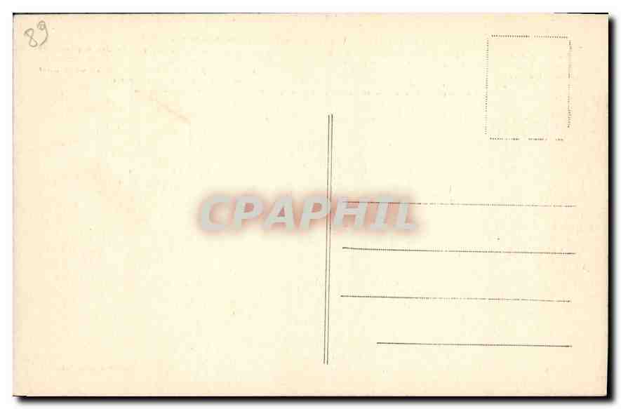 CPA Champigny sur Yonne (Yonne) Le Chateau — Back