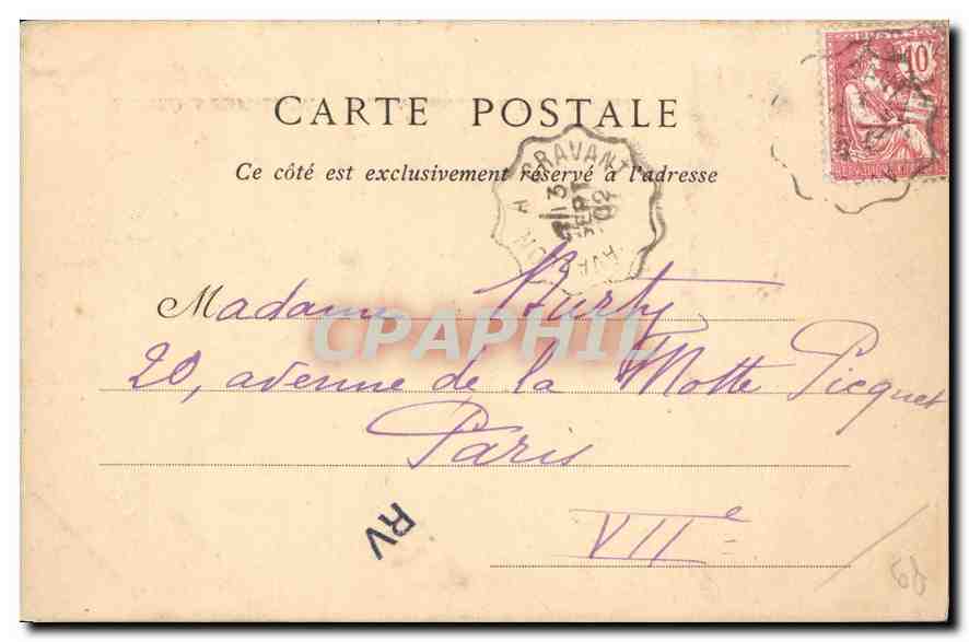 Environs d'Avallon — Route de Pontauber, la Vallée du Cousin — éditeur non identifié, n° 23 — Reverso
