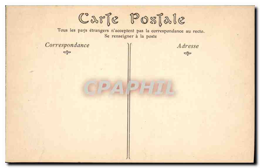 CPA Bords du Cousin Le Pont du Moulin Riou — Back