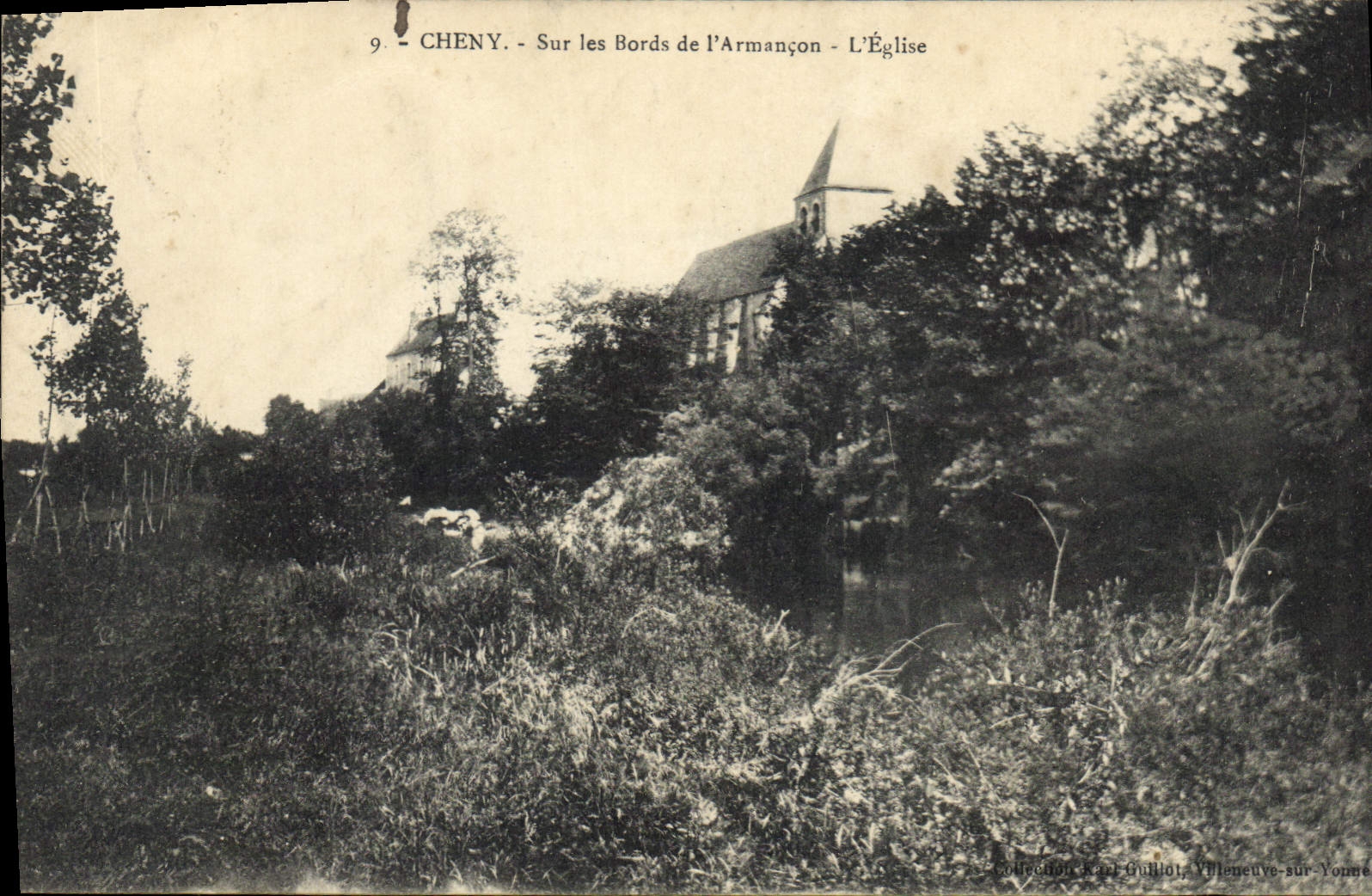 CPA Cheny Syr les Bords d'Armancon L'Eglise