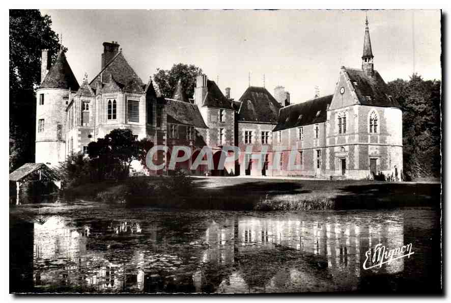 Château de Fleurigny-sur-Oreuse — Façade et chapelle Renaissance restaurée (1520) — Éd. de Luxe E. Mignon, Villeneuve-la-Guyard