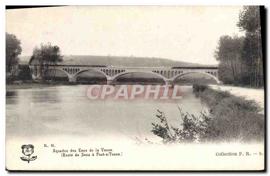 CPA Aqueduc des Eaux de la Vance (Route de Sens a Pont Yonne)