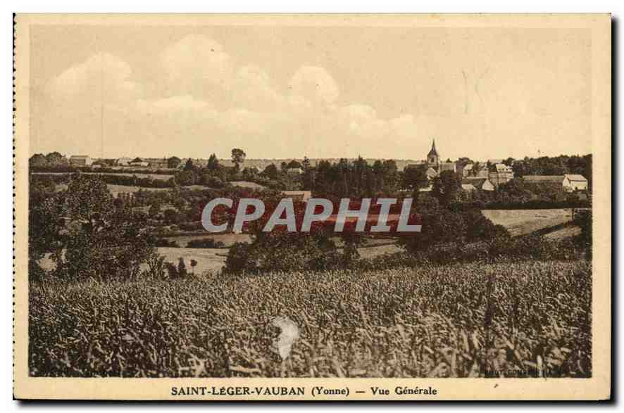 Saint-Léger-Vauban (Yonne) — Vue Générale — Éditeur : H. Coiffard, n° 89