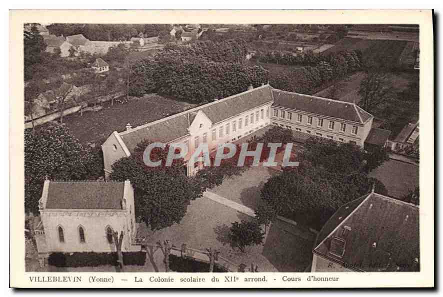 CPA Villeblevin (Yonne) La Colonie scolaire du XII arrond