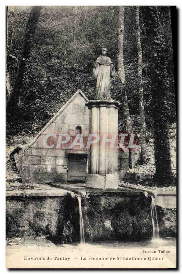 Environ de Tanlay — La Fontaine de St-Gauthier à Quincy — Foreau Tabac