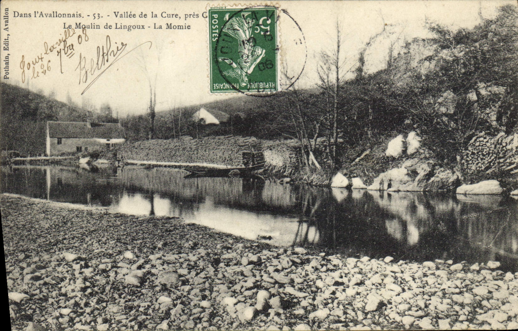 Die Mühle von Lingoux - Die Mumie - Tal der Cure, nahe C - Im Avallonnais - 53 - Pothain, Verlag