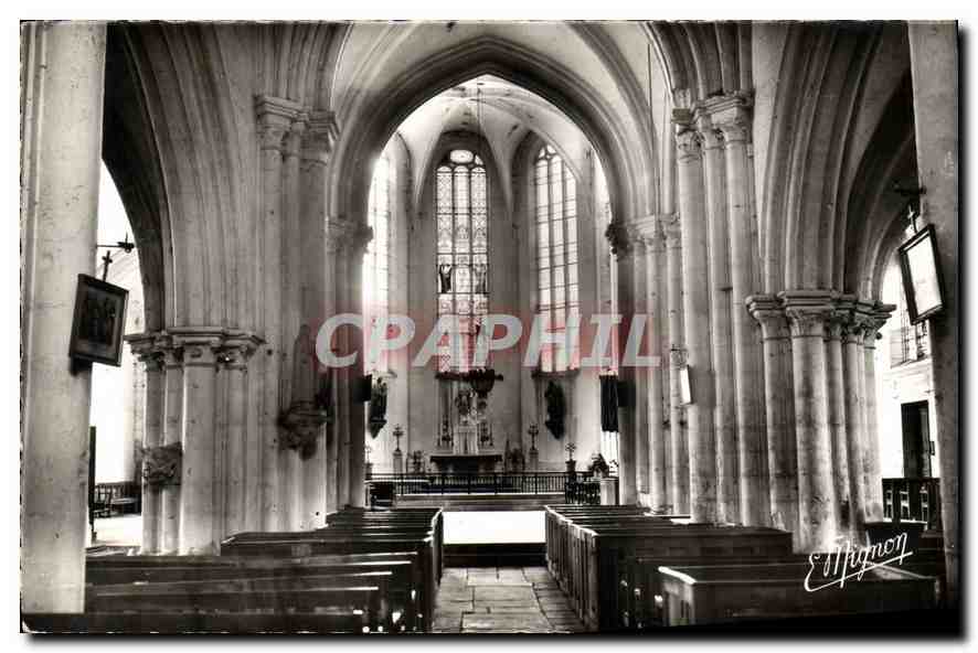 Intérieur de l'église — Dannemoine (Yonne) — Éditions MIGNON, Villeneuve-la-Guyard
