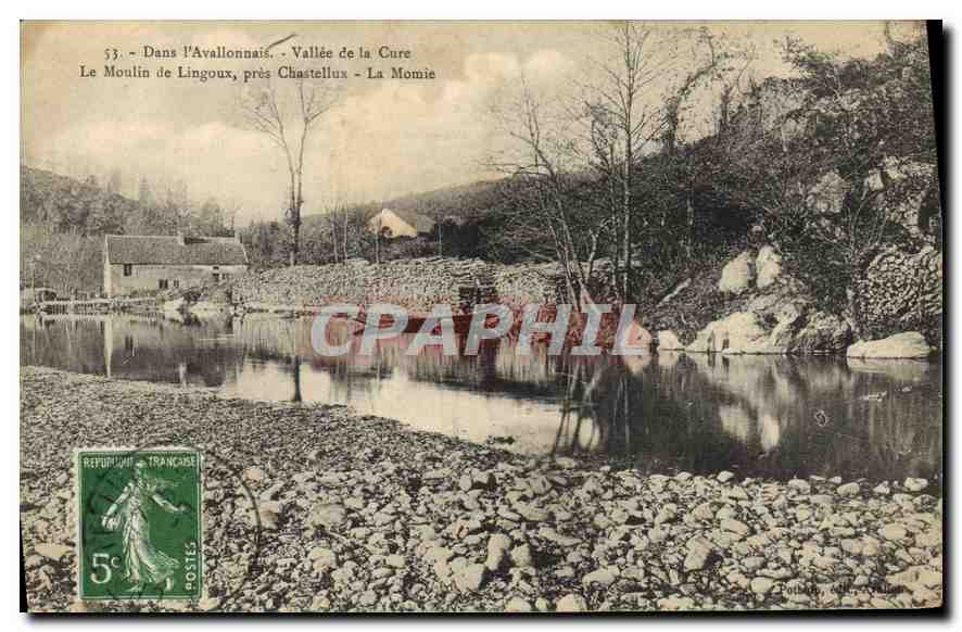 Le Moulin de Lingoux, près Chastellux - Vallée de la Cure — Potain, éditeur