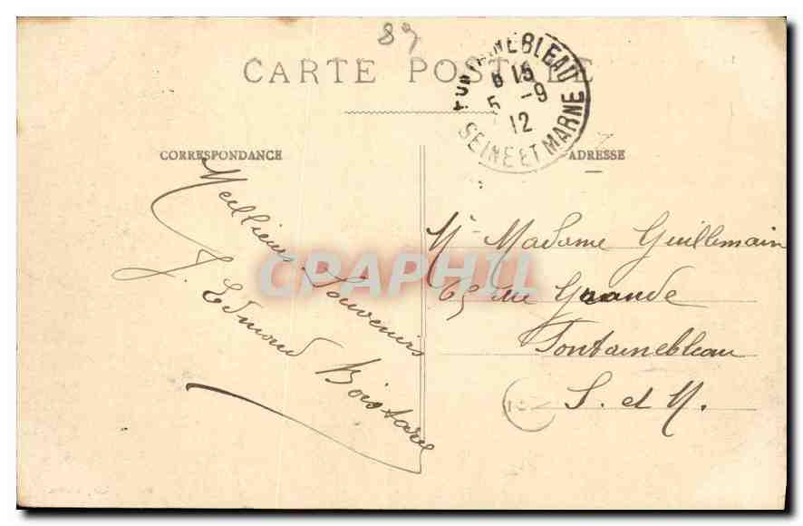 Le Moulin de Lingoux, près Chastellux - Vallée de la Cure — Potain, éditeur — Verso