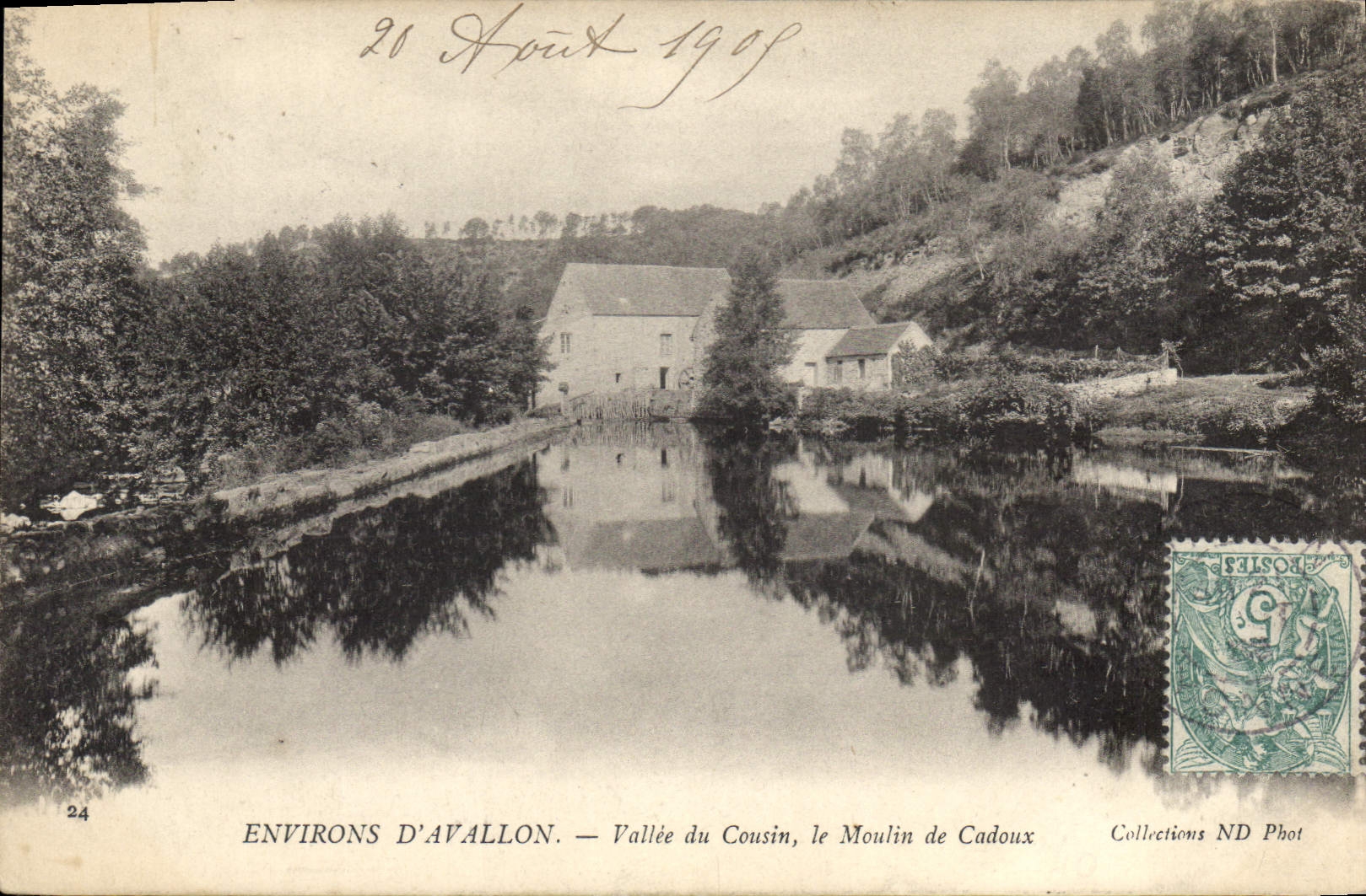 Environs d'Avallon — Vallée du Cousin, le Moulin de Cadoux — Collections ND Phot