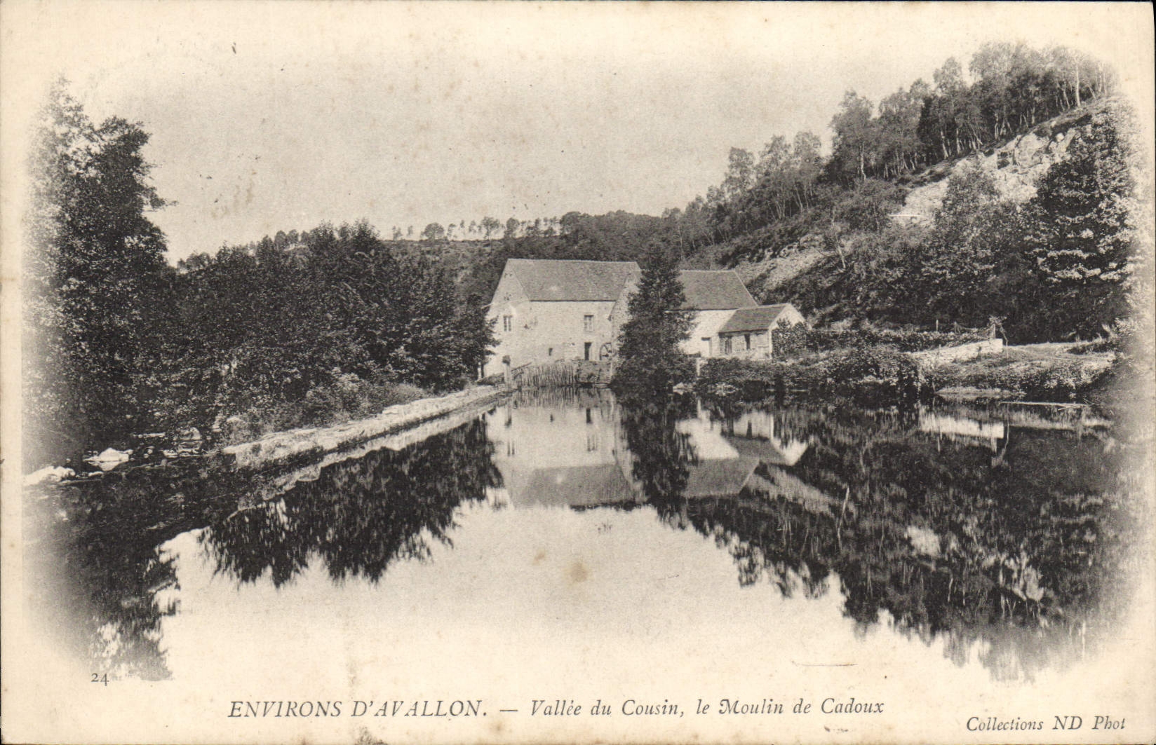 Umgebung von Avallon — Tal des Cousin, das Mühle von Cadoux — Sammlung ND Phot