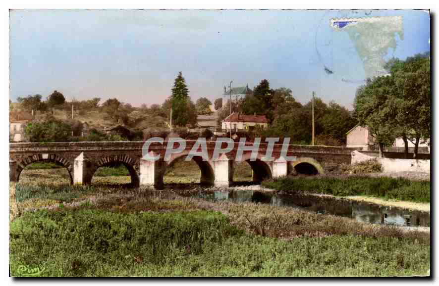 CPA Guillon Yonne Le Pont sur le Serein 