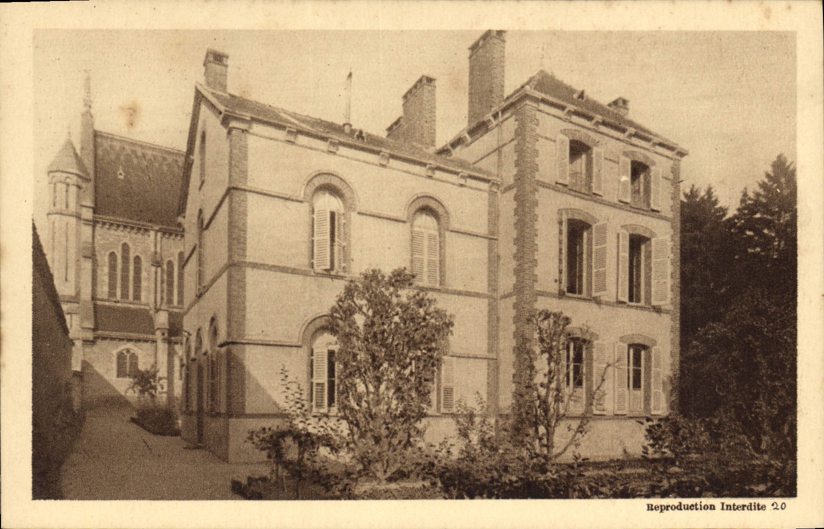 CPA Monastere de Sainte Colombe les Sens Nazareth la maison des Hotes 