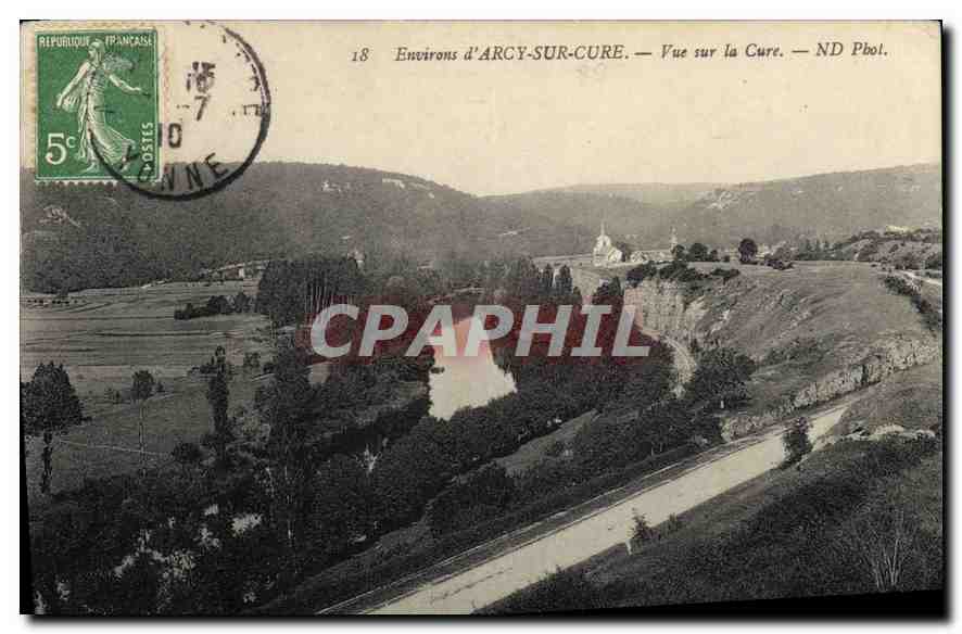 Environs d'Arcy-sur-Cure — Vue sur la Cure — ND Pbol.