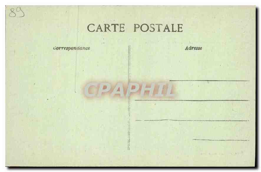 CPA Villevalier Le Pont suspendu vu par le travers  — Rückseite