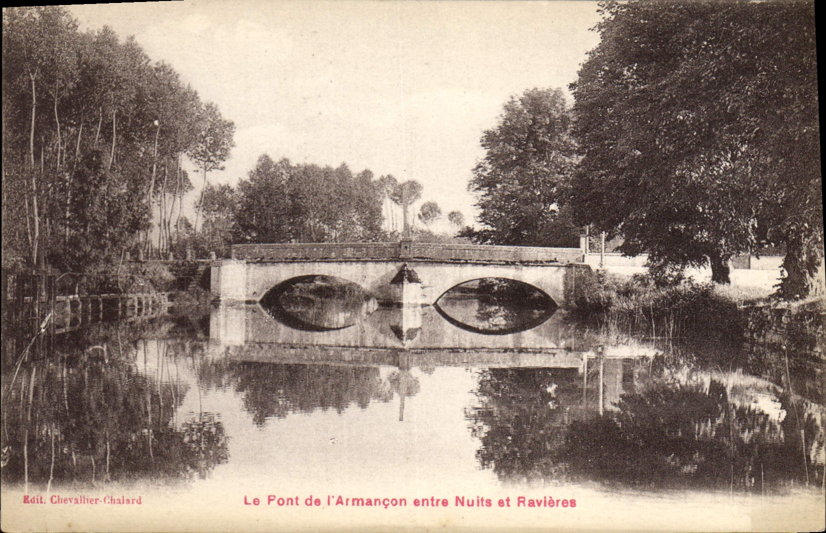 CPA Le Pont de l'Armancon entre Nults et Ravieres 