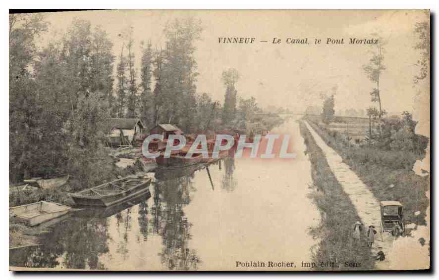 CPA Vinneuf Le Canal le Pont Morlaix 