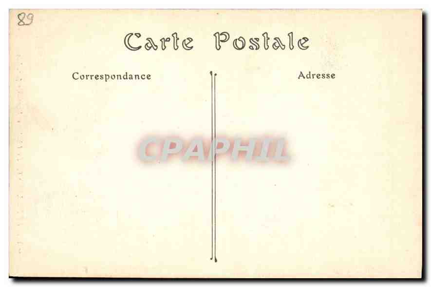 CPA Vault de Lugny Le Chateau Enceinte fortifee  — Rückseite