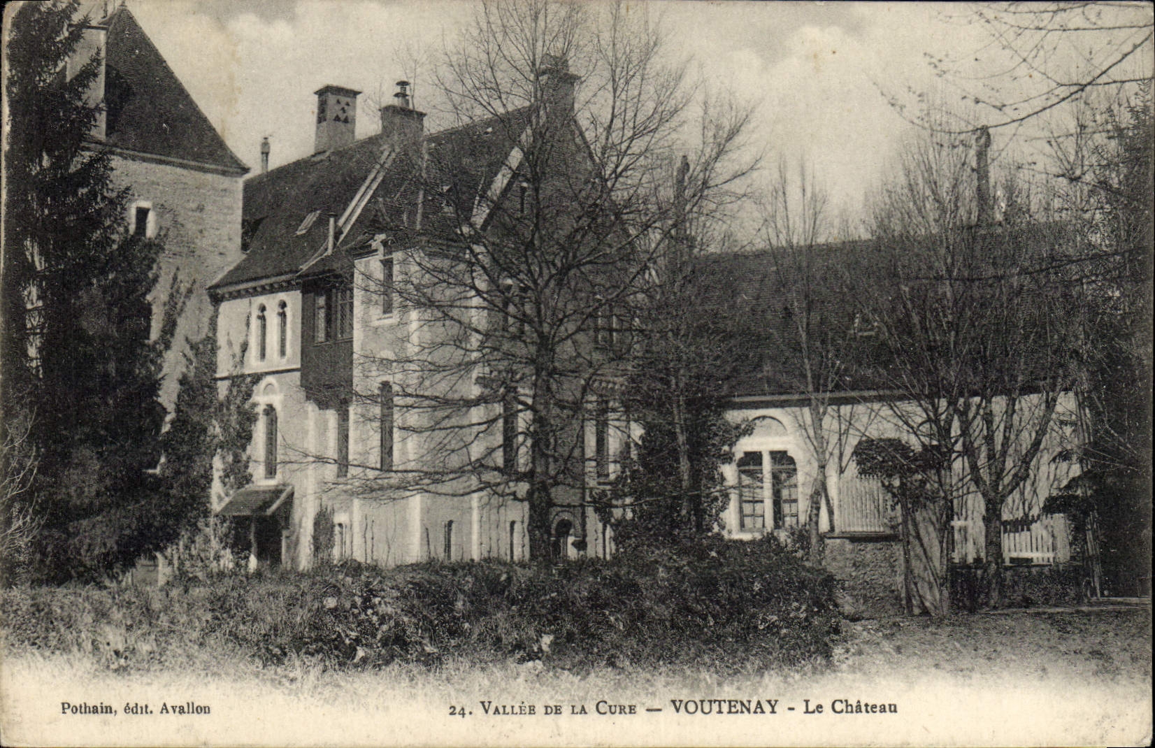 Vallée de la Cure — Voutenay — Le Château — Pothain, édit. Avallon